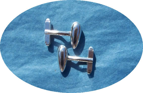 Sterling silver cufflinks