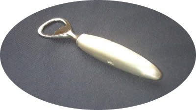 Pewter bottle opener